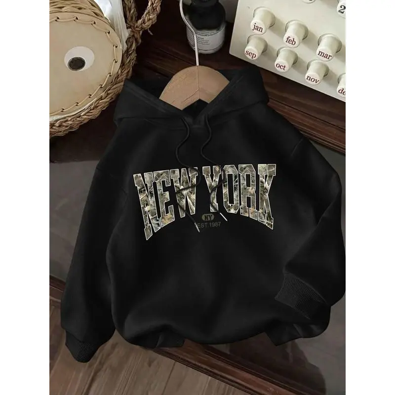 Men's Pullover Hoodie - Soft Streetwear Top with 'Petrify the Patriarchy' Ghost Graphic, Drop Shoulders, Kangaroo Pocket, Long Sleeve, Straight Fit for Halloween, Party Wear (Unisex Letter Print Option)