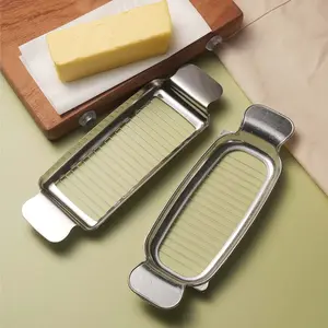 2-Pack Stainless Steel Butter Slicer Set - Perfect Uniform Slices Every Time!