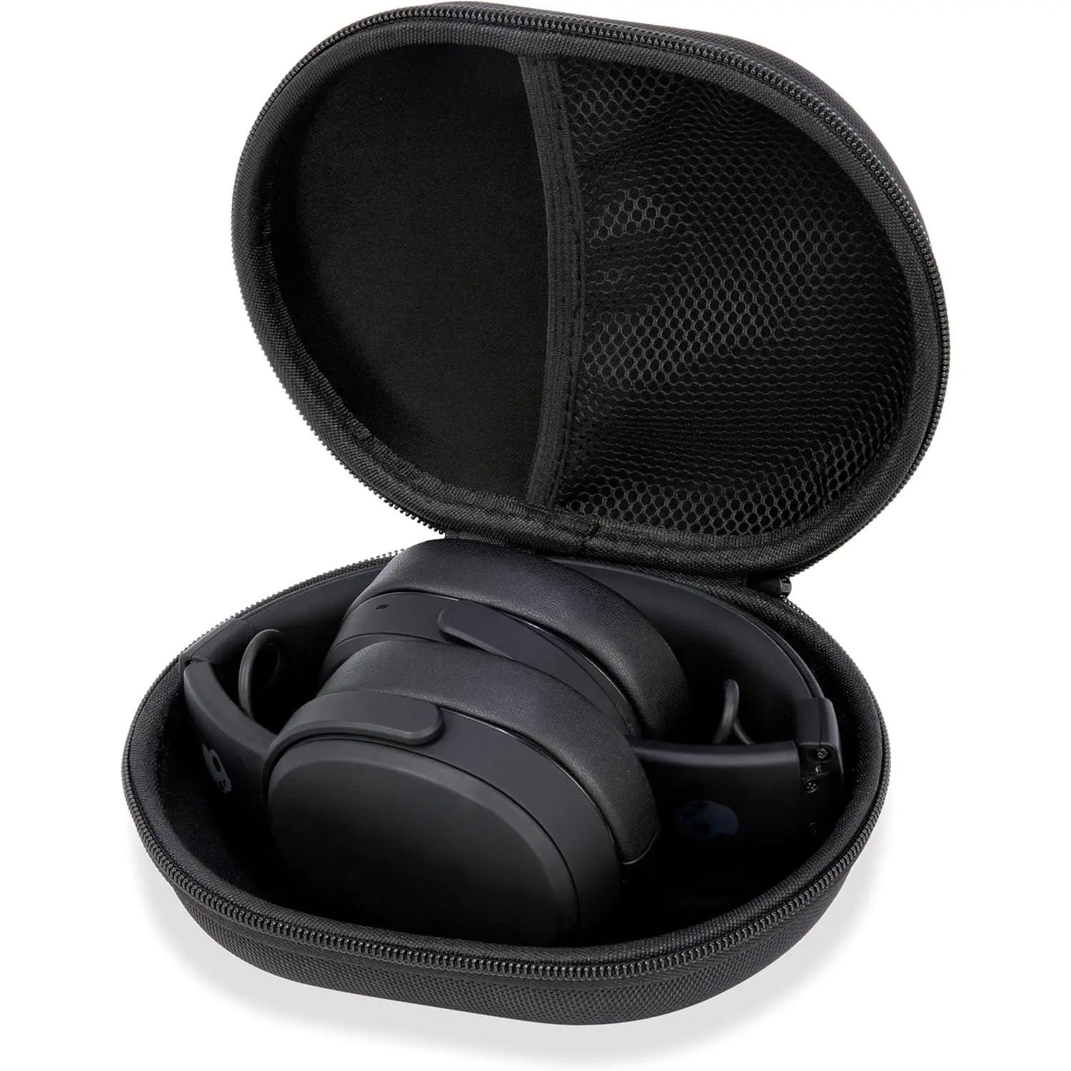 Z-RDL22 Hard Shell Case Compatible with Beats/Skullcandy/Sony MDR7506/Soundcore/BERIBES/KVIDIO/TOZO Foldable Wireless/Wired Over-Ear Headphones, Travel Carrying Headphone Case (Black)