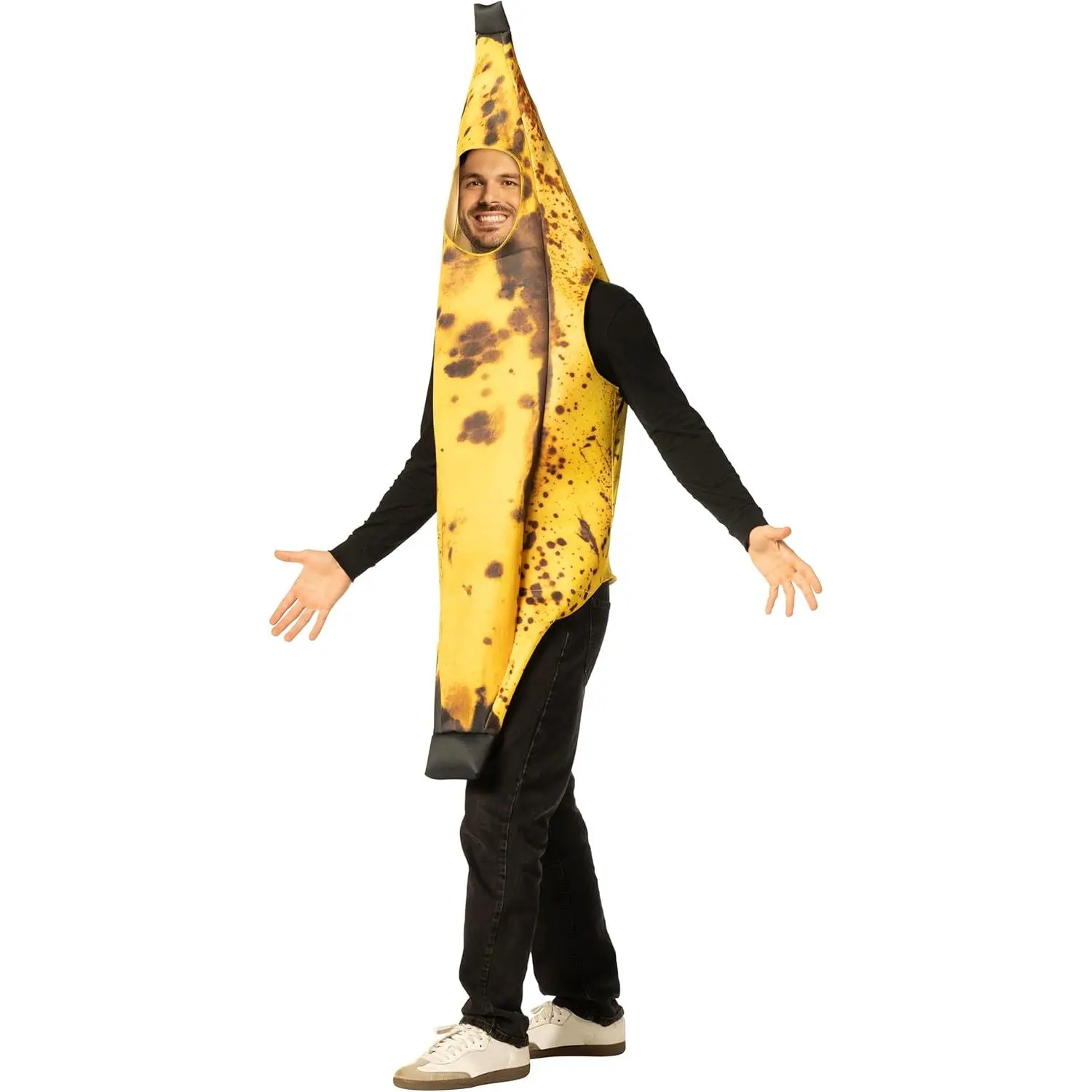 Rotten Banana Halloween Costume, Men and Women, One Size Fits Most