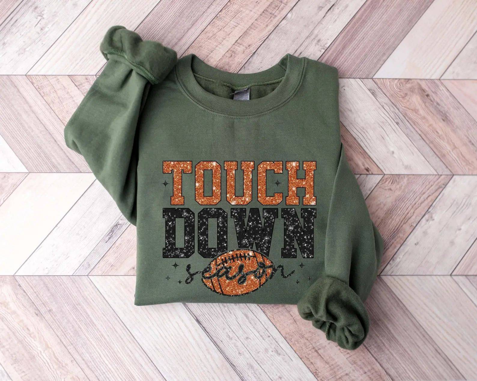 Touch Down Season Shirt, Game Day Shirt For Mom, Football Mom Sweater, Football Lover Gift, American Football Shirt, Sports Mom Sweatshirt
