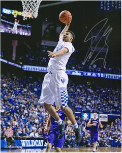 Jamal Murray Kentucky Wildcats Autographed 16" x 20" Dunk in White Photograph - Fanatics Authentic Certified