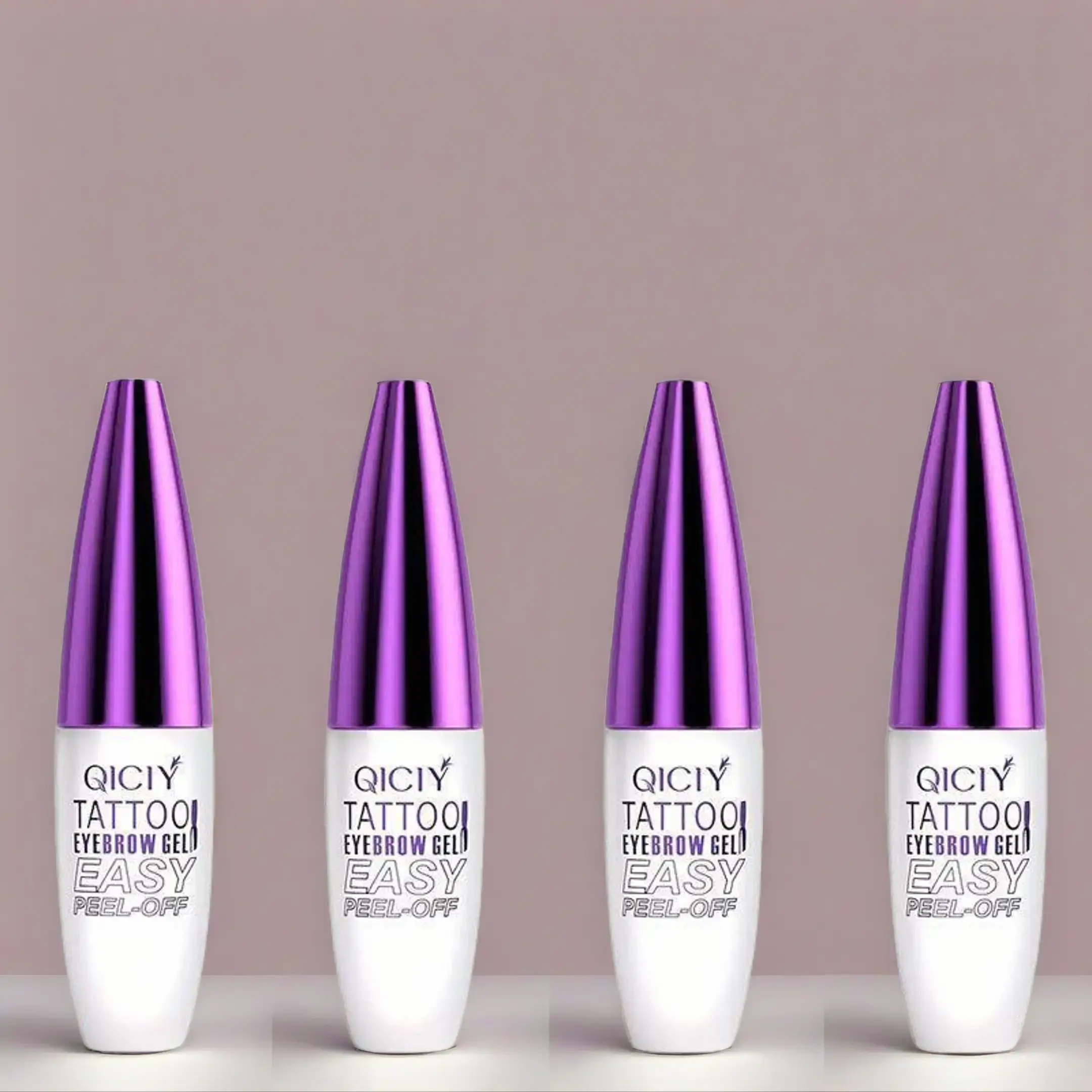 Easy Peel-Off Eyebrow Gel - Waterproof&Sweatproof, Long-Lasting Black or BrownTattooTint, Film Forming, Medium Coverage forAll SkinTypes Makeup Flawless Cosmetic tiktokshopspringglowup