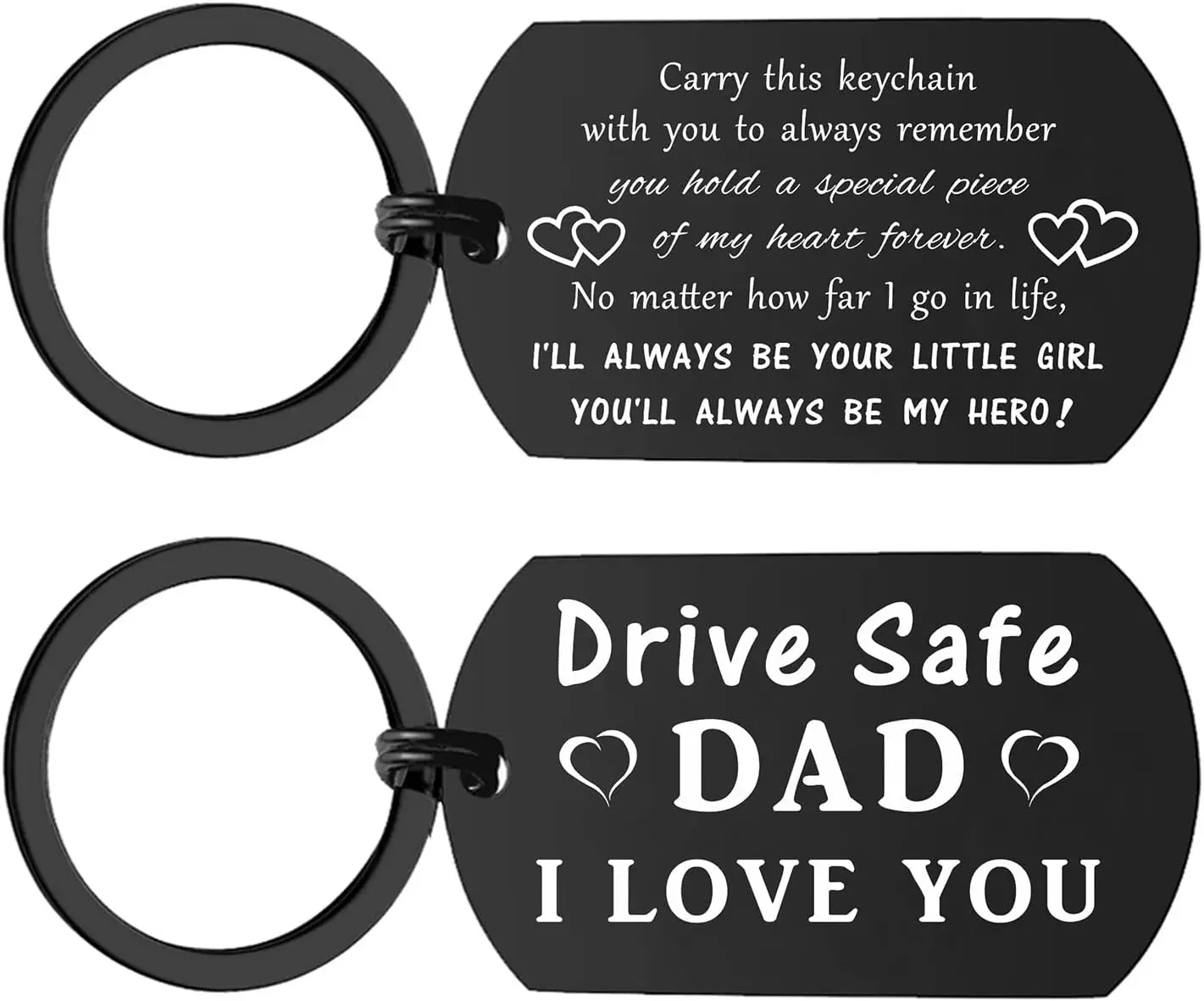 Dad Gifts for Christmas, Drive Safe I Love You Dad  from Daughter Son, Daddy Birthday  Ideas Fathers Day
