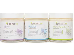 Rooted In Magnesium Cream Set | Sleep, Calm & Recovery | High-Absorption Formula | Hydrating & Fast-Acting Relief | Non-Greasy | 4 oz | Moisturizing Body Care