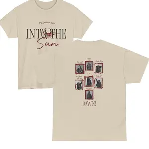 Into The Sun Lyrics Shirt, Kpop World Tour Tee, Gift for Fans