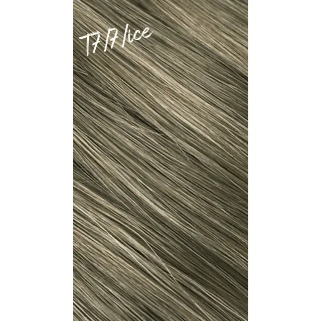 T7/P7/Ice (Ash Brown to Icy Blonde) Wide Tape Weft Hair Extensions for Semi-Permanent Length & Fullness