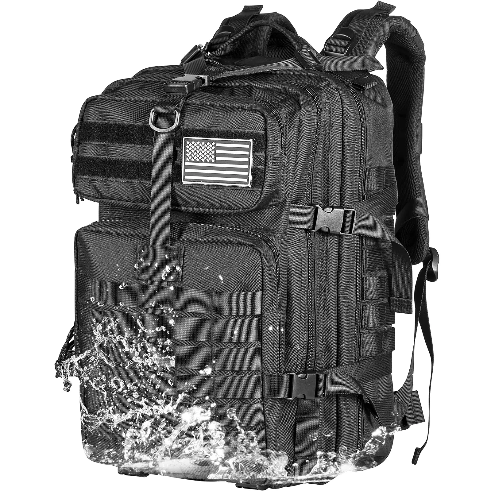 Military Tactical Rucksack Military Tactical Backpack - Large 3 Day Assault Pack Molle Bag ...