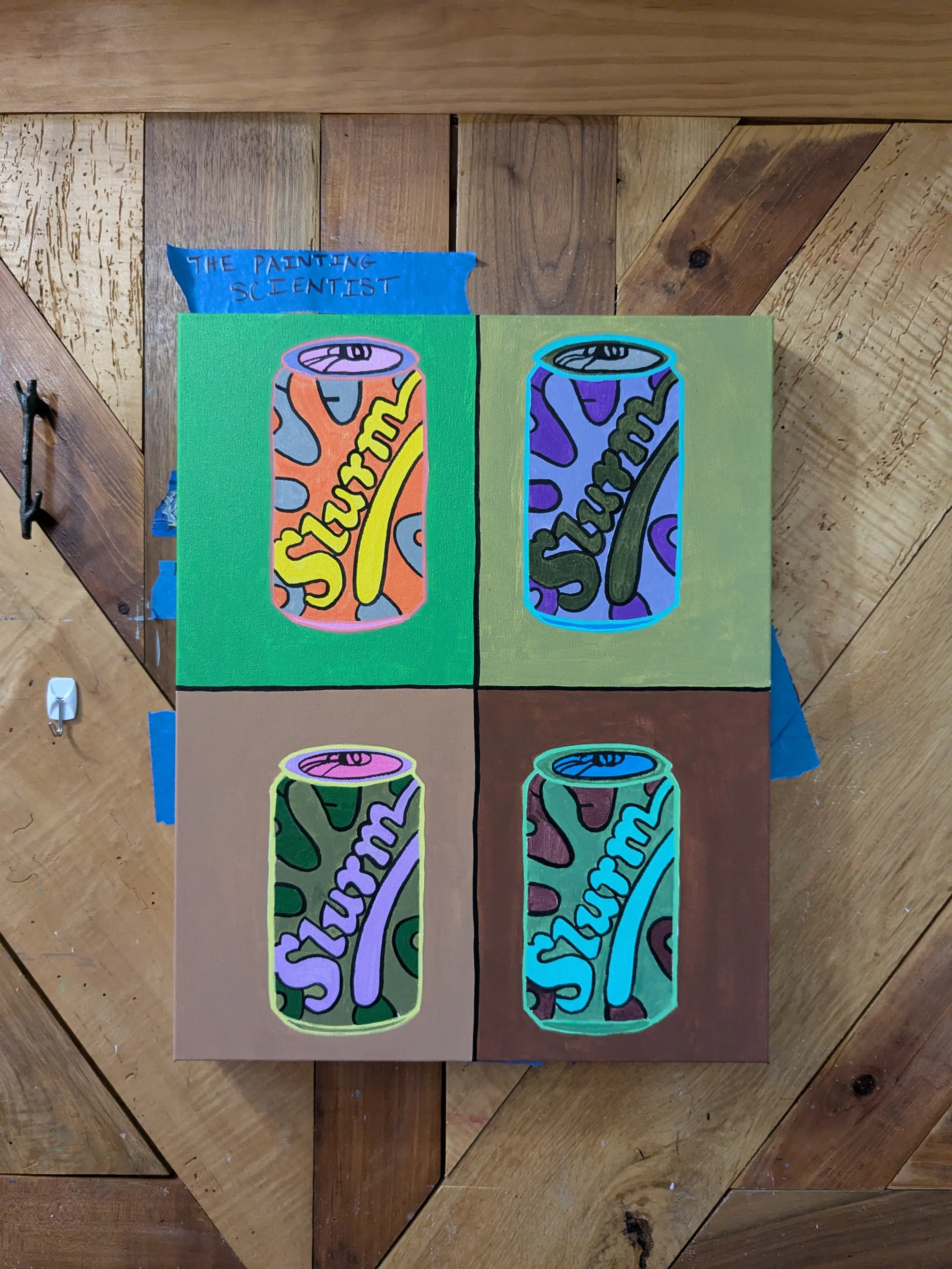 The Andy Warhol, Slurm Cans, from Futurama