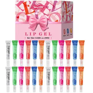 24pcs/Box Premium Lip Mask Gift Set Moisturizing & Glossy for Dry Lips Perfect Valentine's Day Gift for Women Hydrating Moisturizer Compact & Convenient