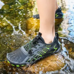 Men's naked water shoes, adjustable buckle, breathable, quick-drying and non-slip, suitable for men's summer beach walking/swimming pool swimming/outdoor activities