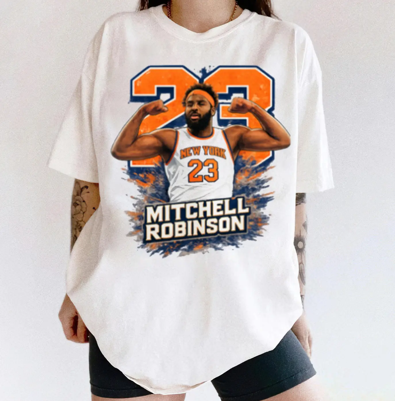 Mitchell Robinson Basketball Lover Graphic Shirt – Vintage Inspired Fan Favorite Tee