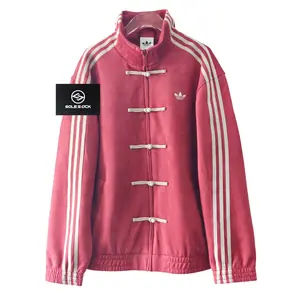 Adidas Originals CTT Chinese Track Casual Jacket KR0294 Unisex Red Coats Sleeves