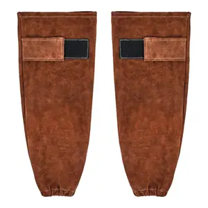 VEVOR Flame Resistant Welding Sleeves, Heavy Duty Sheepskin FR Cotton Arm Protection Sleeves for Men Women, Heat Resistant with Elastic Cuffs for Welding, Woodworking, BlacksmithingVEVOR Super Brand Day