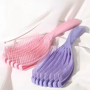 [Flash Sale] Hair Brush Octopus Detangler Hairbrush For Curly Hair Thick Hair Styling Tools #Outdoorfun