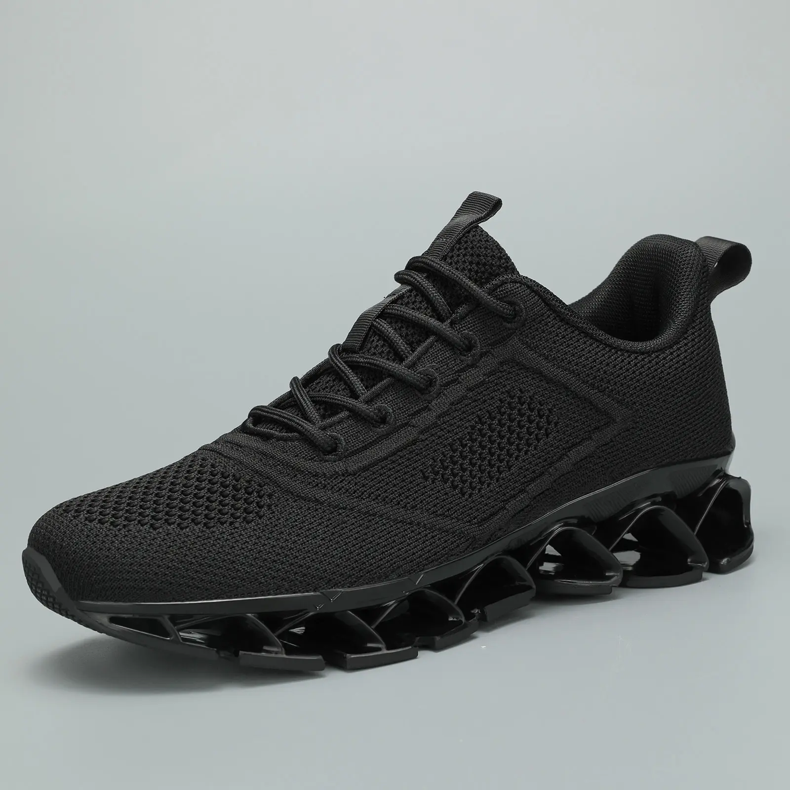 Women's Blade Running Shoes Breathable Mesh Athletic Sneakers Shock Absorbing Lightweight Walking Shoes Non-Slip Outdoor Sport Fitness Training Casual Shoes Closed Girl Runner Footwear Trainer