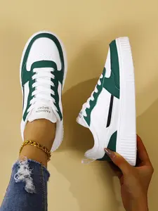 Women's New Couple Casual Shoes women , All-Season PU Leather Sneakers men, Vintage Classic Sporty Style, Soft Breathable Eva Sole, Trendy Streetwear