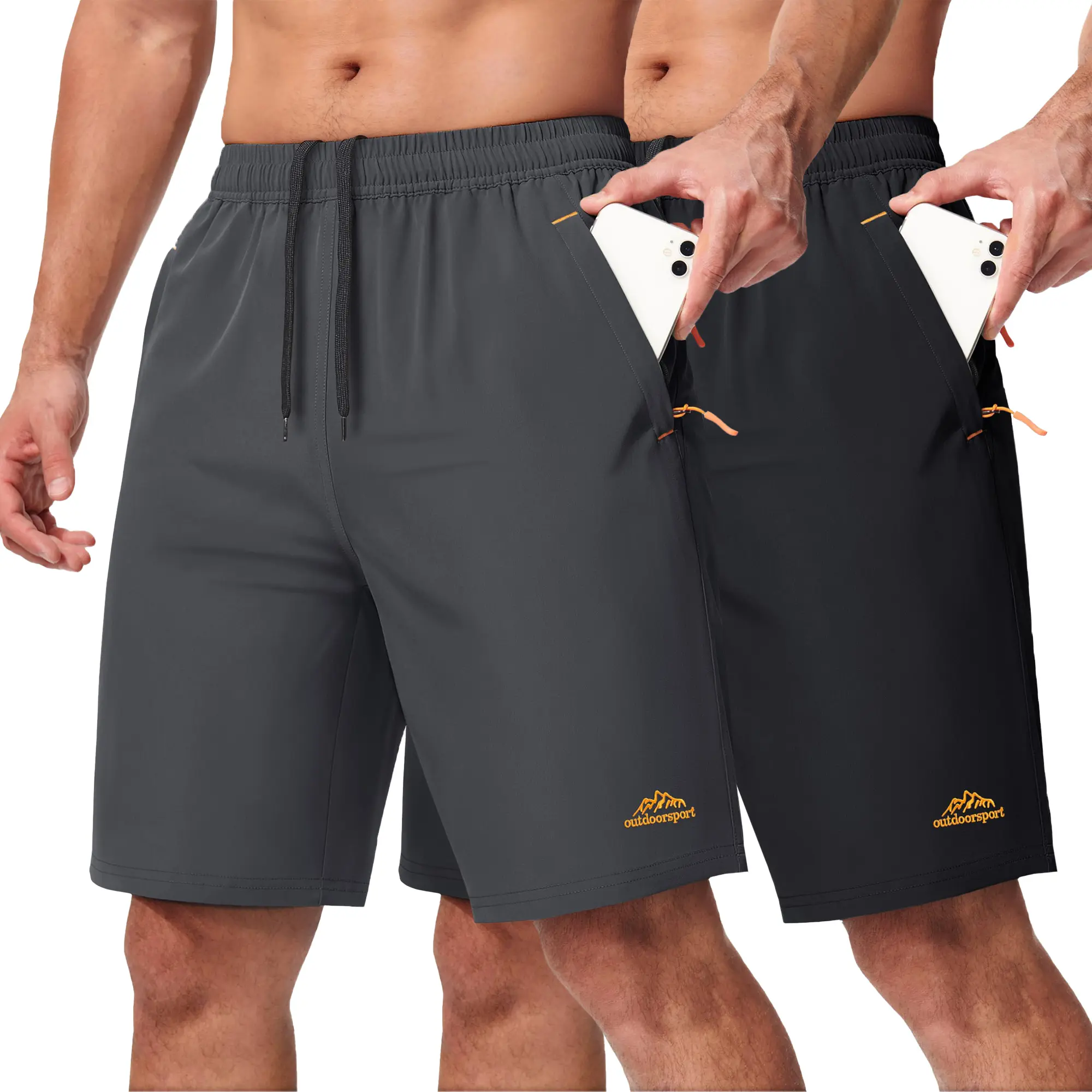 Size 34, Dark Grey+Black