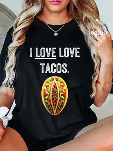 100% Cotton Unisex Taco shirts for men, cinco de mayo, funny taco tuesday lover T-Shirt