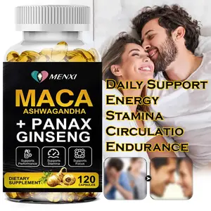 Maca Root Capsules 10000mg, Peruvian Maca Extract for Men & Women 120 Capsules