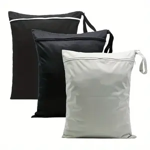 Washable Storage Bag, Wet Dry Bags Waterproof Reusable Travel Beach Pool Daycare Storage Bag For Swimsuits Or Wet Clothes