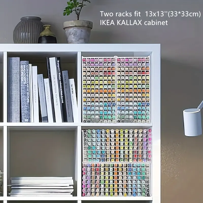 Thickened high-quality marker storage box, marker pen holder, colored pen and pencil storage box, desktop finishing storage, desk organizer, stationery storage organizer, suitable for families, schools, offices, desk accessories