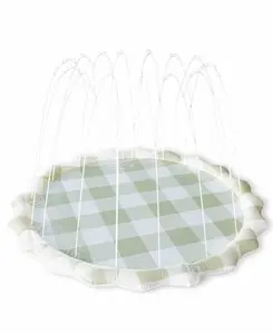 Green Gingham Splash Pad