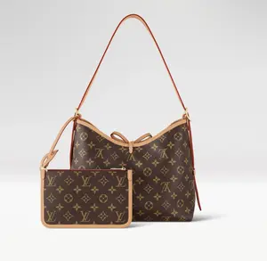Pre-owned Louis Vuitton Full Original Carryall PM Brown Mother and Child Shoulder Bag
