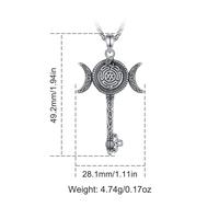 2025 Vintage Triple Moon Goddess Snake Key Wheel