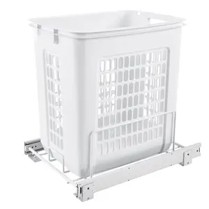 Rev-A-Shelf 20" Pull Out Large Polymer Clothes Hamper, HPRV-15020 S Basket Laundry