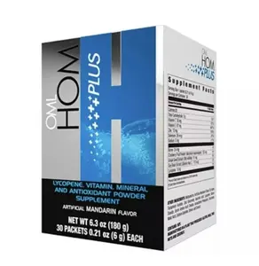 OML Hom Plus box with 30 packets 0.21 oz (6g) each l Mandarin Flavor