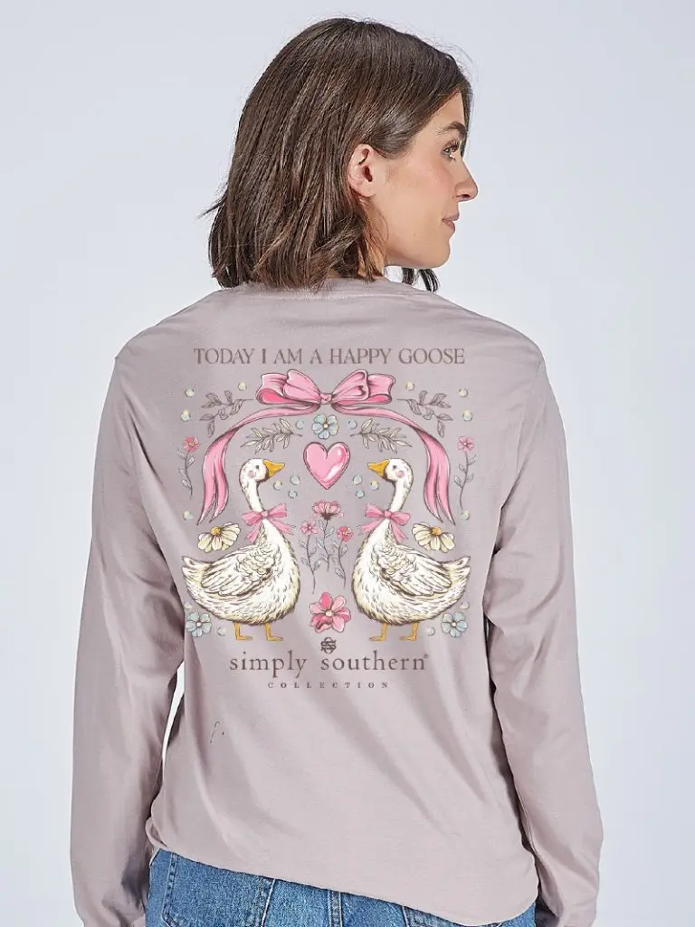 Simply Southern Happy Goose Long Sleeve T-Shirt