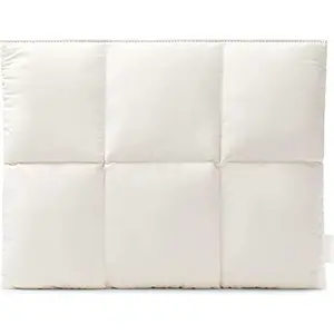 Puffy Laptop Sleeve 13 Inch 14 Inch, Quilted Puffer Laptop Carrying Case for Women, Pillow Case Compatible with MacBook Air/Pro M5 M4 M3 M2 Pro/Max 2026, 13" MacBook Neo A18, Rice | Puffy, Quilted Puffer, Pillow Case, Rice