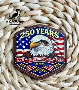 (Patch Only) America 250 Years E Pluribus Unum UV Printed Hat Patch
