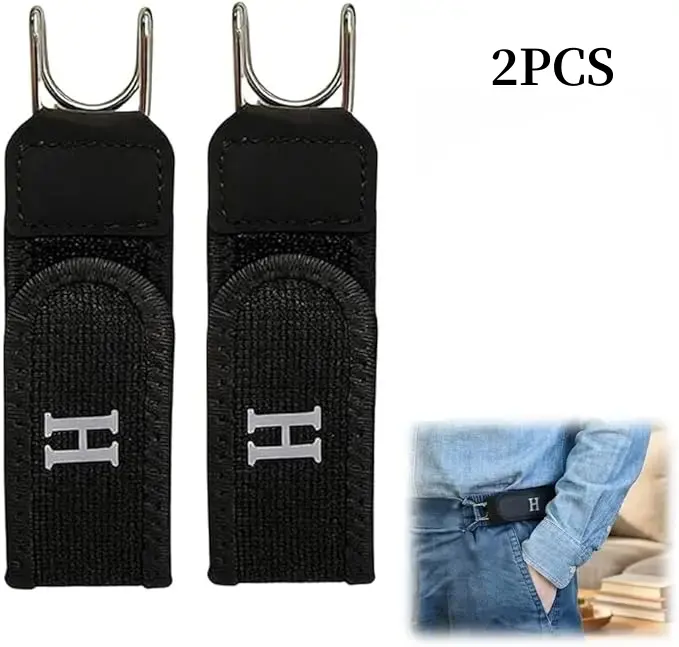 2026 Fashion Tactical Metal Hook Elastic Belt (Unisex) - Patented No - Soft Adjustable Side belt-Buckle Invisible Design Best Gift for you