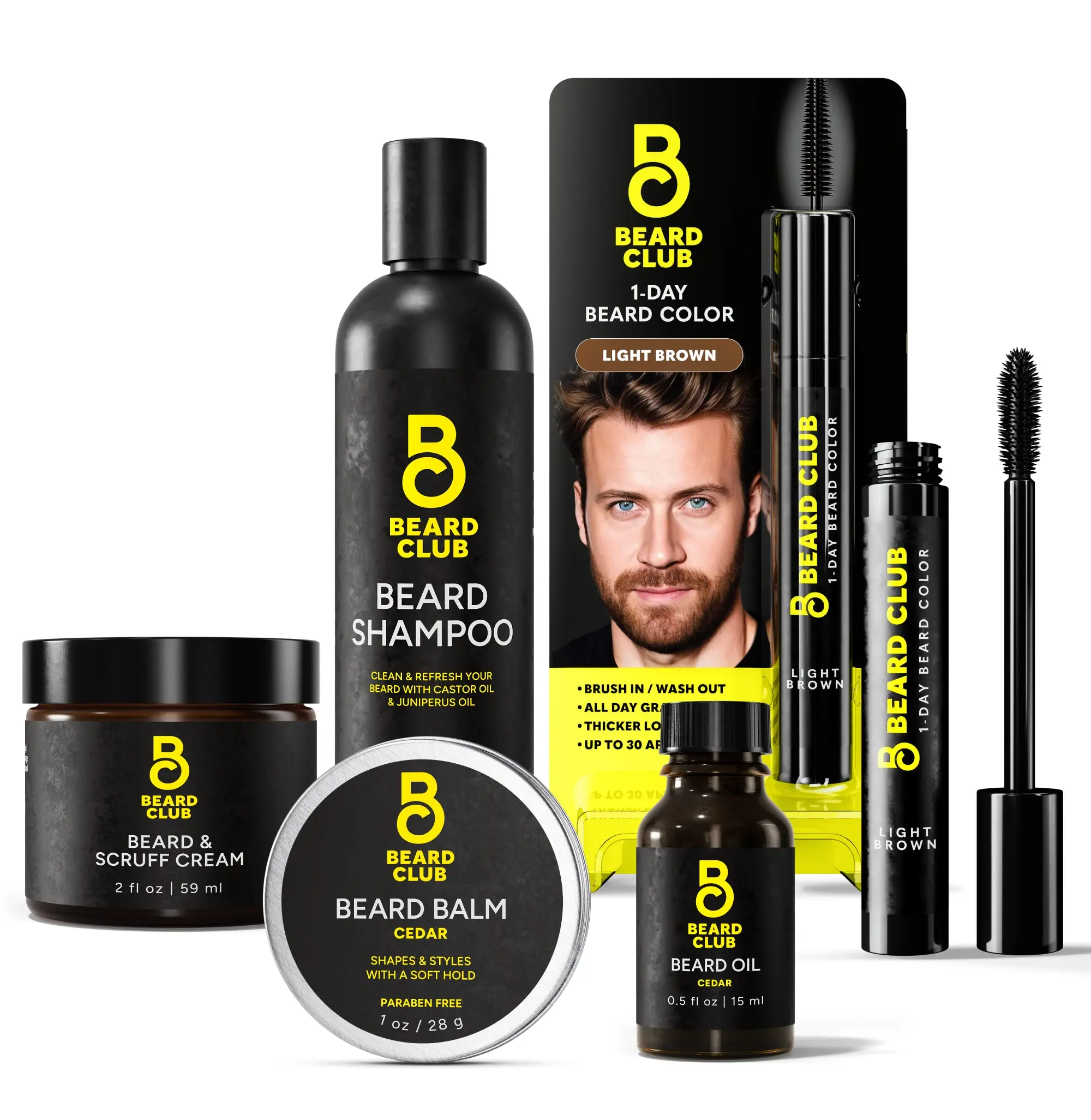 Ultimate Beard Color Kit: Light Brown