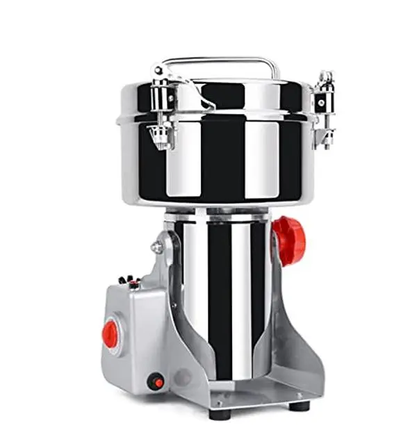 Electric Grain Mill Grinder 800g,High Speed3500W Spice Herb Mill Grinders, Stainless Steel Pulverizer Powder Machine for Dry Cereals Grains Herbs Spice Coffee Corn Bean Pepper,Swing Type