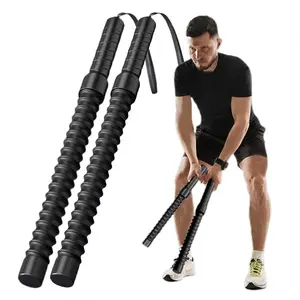 2 pieces of adult battle ropes with spring rods for fitness training, home gym equipment, arm muscle workout ropes for men and women, Kinetic Rope, used for strength training and fitness exercises