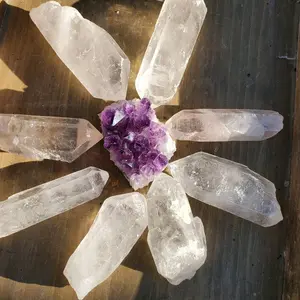 The Master Healer Clear Quartz Crystal, Quartz Crystal Wands, Brazilian Clear Quartz Crystals