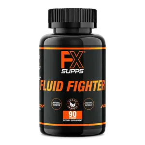 Fluid Fighter – Herbal Diuretic Supplement, 90 Capsules with Potassium & Vitamin B6 for Bloating Relief, Hydration Balance, and Muscle Cramp Support