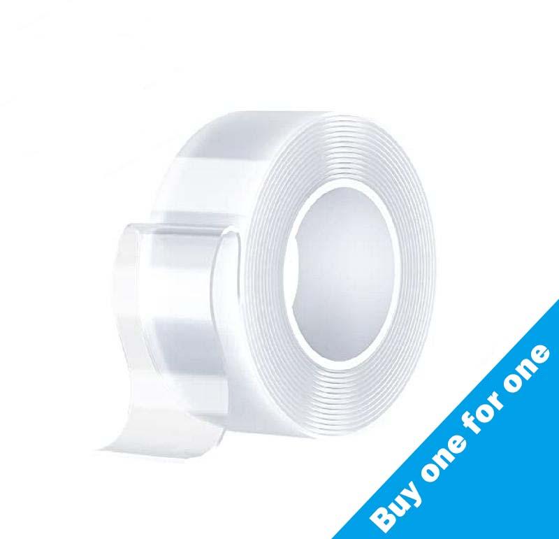 Heavy Duty Double Sided Tape - 1" X 9.85ft, Removable & Waterproof, Holds 17 Psi, For Walls, Cars & Home Decor