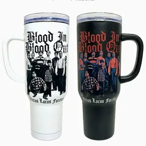 Bloodin Bloodout 20oz & 40oz Tumbler With Handle, Mexico Movie Tumbler