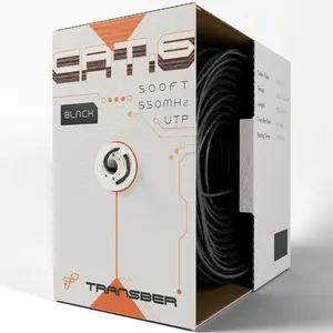 Transber 500ft CAT6 Ethernet Cable 10Gbps 550Mhz