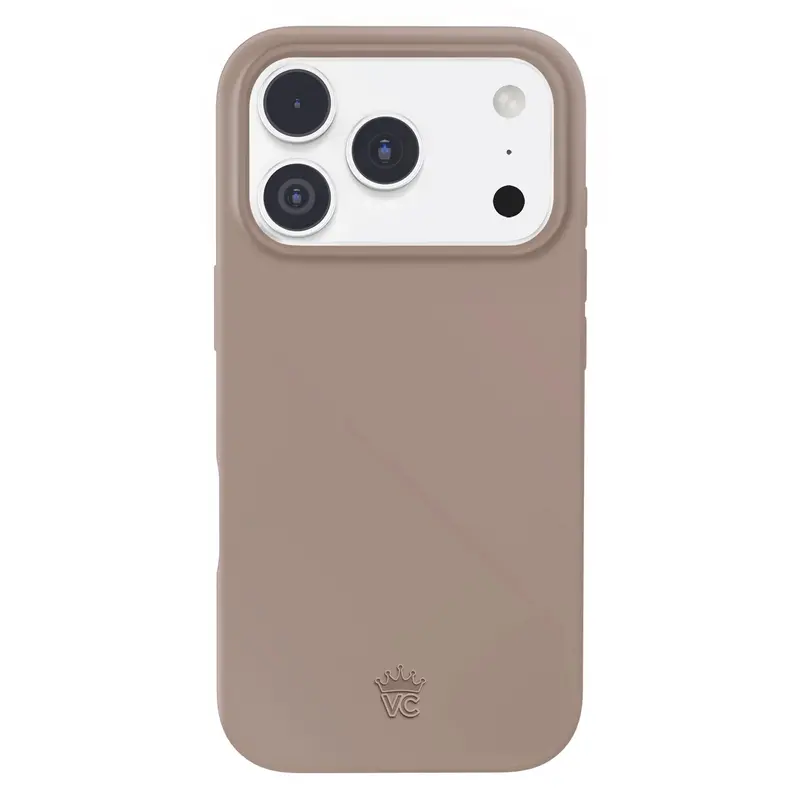 Velvet Caviar Cashmere Taupe Soft-Touch Cellphone Case for Women - Comfy Hold, Shockproof Drop Protector, Magnetic MagSafe-Ready, TPU Bumper - Fits iPhone 15 Plus, 16, 17, 18 Series & More Mobile Accessories