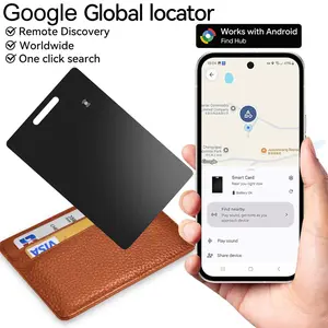 2025 Smart Card GPS Finder for Android,Global Google Item Locator Anti-lost Smartphone Tracker Device,with Google Find My Supports wireless charging for Elderly, pets, children, keychains, wallets, Cars Android Card Finder