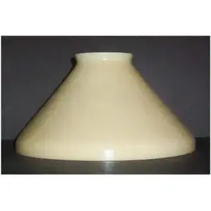Nu Gold Glass Gas Lamp Shade – 9½" Wide, 5½" Height, 3¼" Fitter
