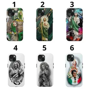 San Judas Tadeo Collection Phone Case, Tough Phone Case for iPhone 11 12 13 14 15 16 Protection Rubber