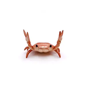 4pcs Realistic Crab Shaped Pen Holder, Cute Creative Desktop Organizer, Novelty Animal Desk Accessory, Multifunctional Stationery Storage Cup, Stylish Home & Office Tabletop Decor, Unique Birthday & Holiday Gift for Room Decoration