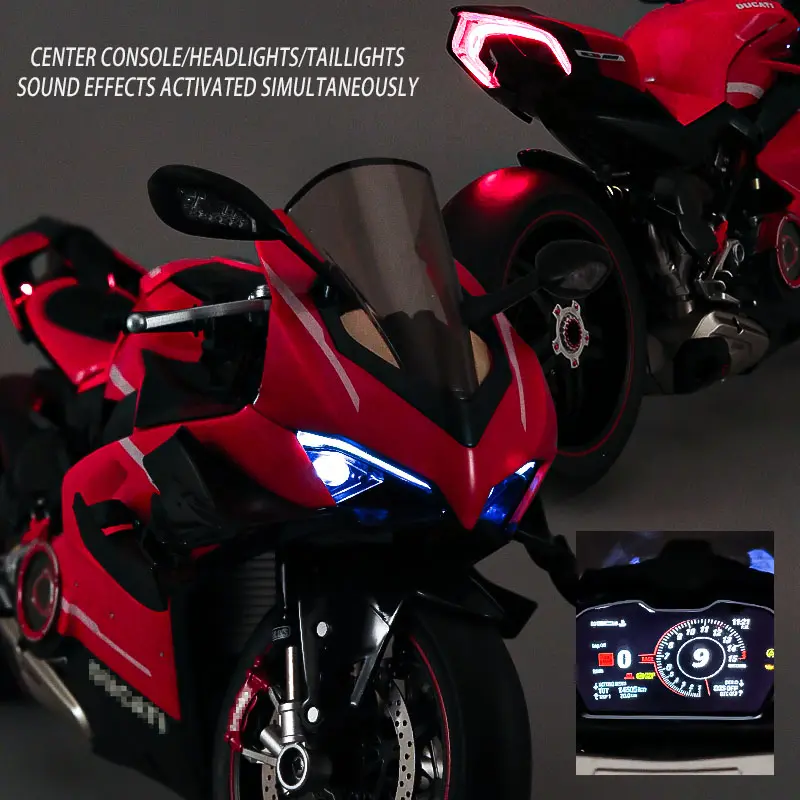 XLG Electric Motorcycle Model, 1:6 Scale, Grateful Gifts, Car