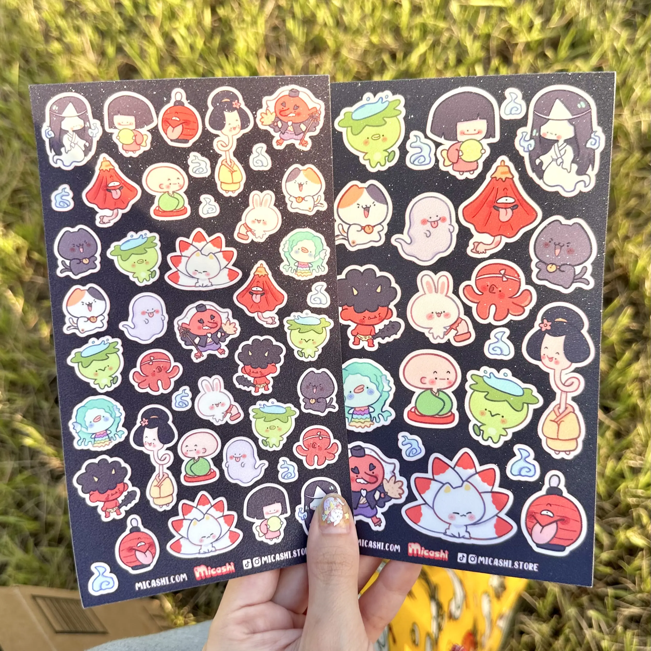 Spooky Yokais - Vinyl Sticker sheets !